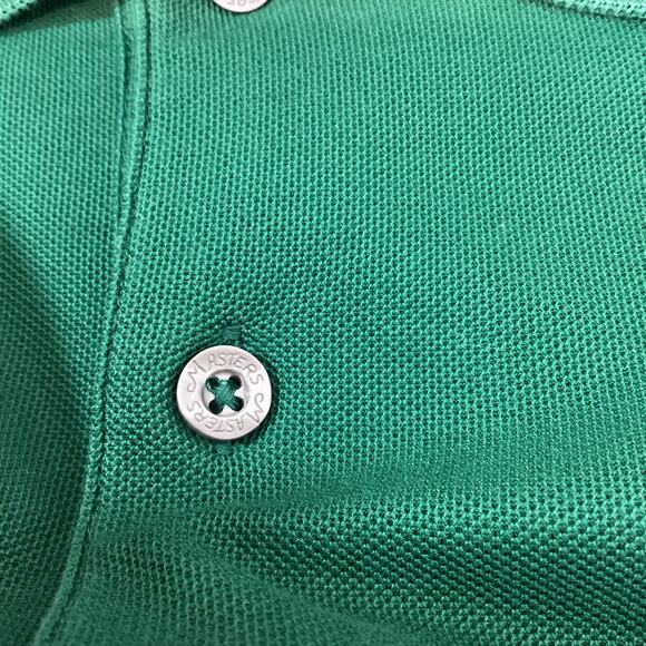Masters Collection Polo Shirt Size L Pima Cotton Short Sleeve Solid Green Golf - Picture 13 of 16